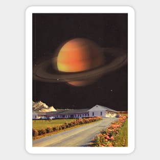 Saturn Station Sticker